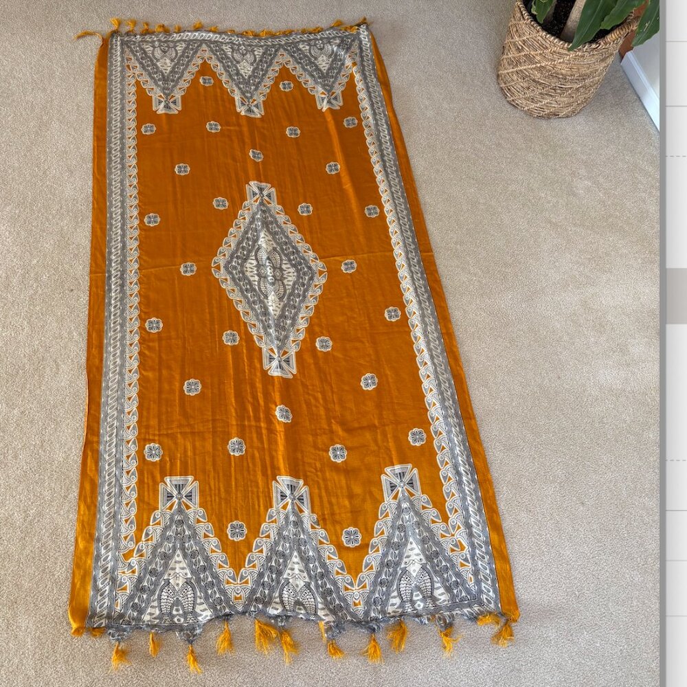 Orange Shawl